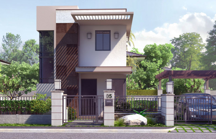 2 storey functionally small modern house (1)