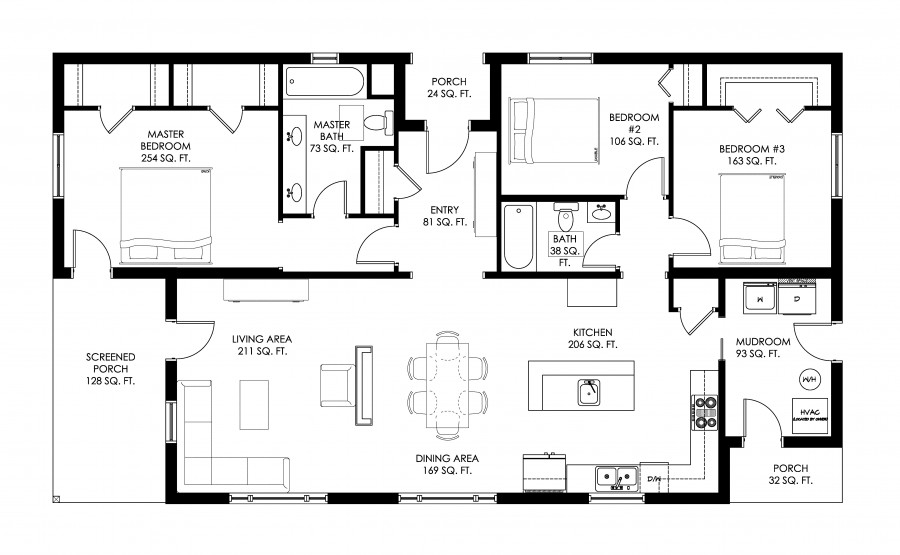 Modern house 3 bedrooms (2)