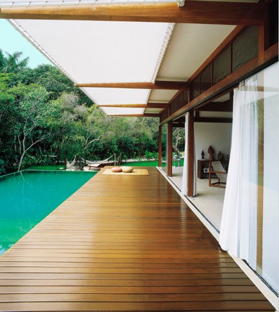 Villa Modern house resort mood materials of wood (3)