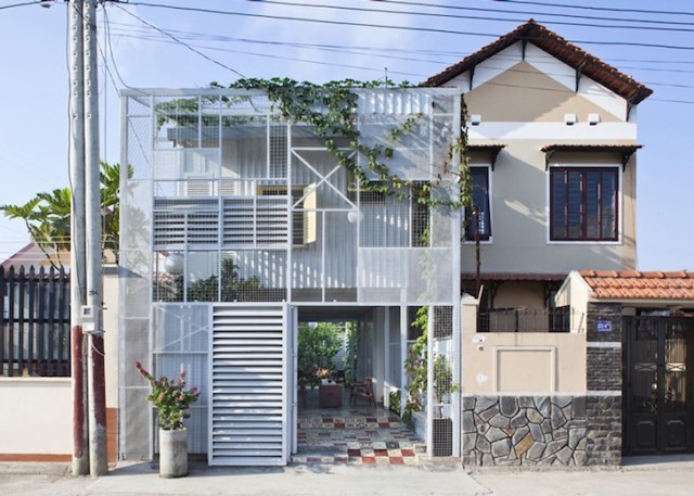 minimalist steel green box house (3)