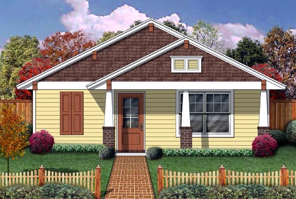 1 bedroom small bungalow double gable house (1)