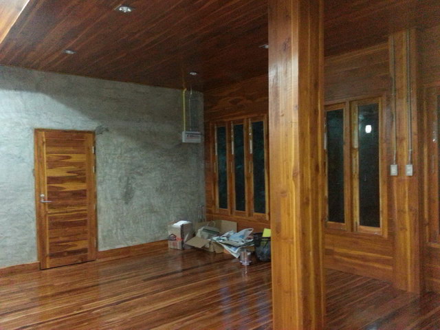 1 storey concrete wooden country house review (56)