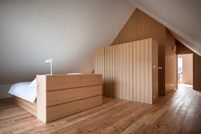 wooden Modern cottages houses Minimalist decor (18)