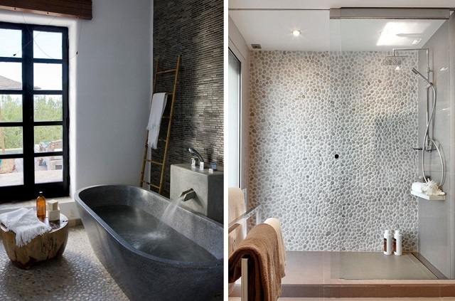 11 stone decoration ideas for bathroom cover