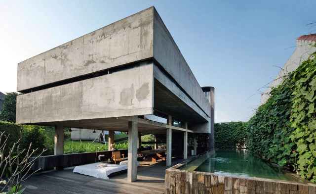 cement house Modern villa style (7)
