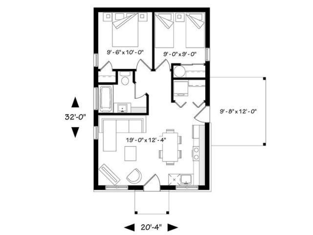 Contemporary House compact size 2 bedroom (1)