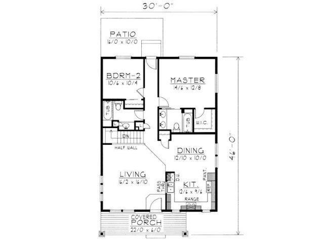 Contemporary home simple design 2 bedrooms (1)