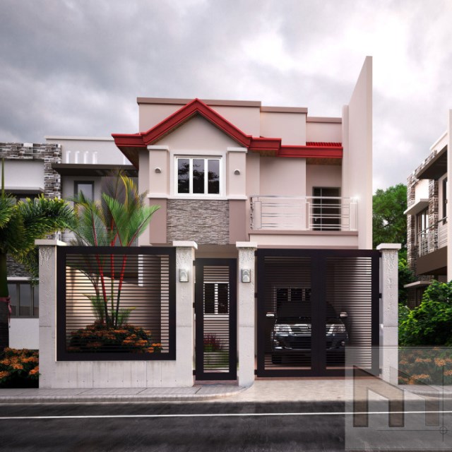 Two-story house elegant shape 2 bedrooms (5)