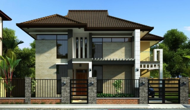 two-story contemporary home Decorated with dignity (4)