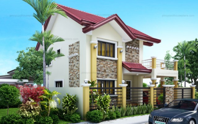 Two-story house Contemporary shape 4 bedrooms 3 bathrooms (5)