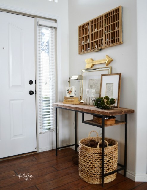 ikea-desk-turned-into-a-farmhouse-style-rough-console-table-that-could-fit-any-entryway-well