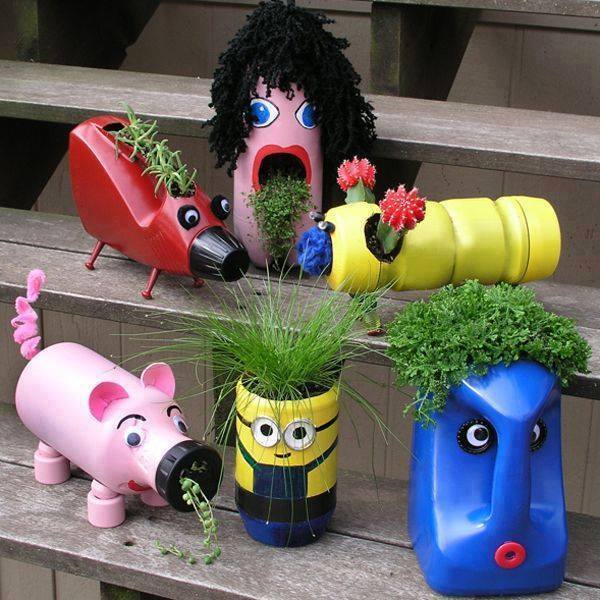 diy-super-cute-planters-from-plastic-bottles