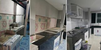 รีโนเวท “ครัวเก่าสภาพเยิน” เป็น “ครัวโมเดิร์นขาวดำ” ใหม่เอี่ยมน่าใช้งาน