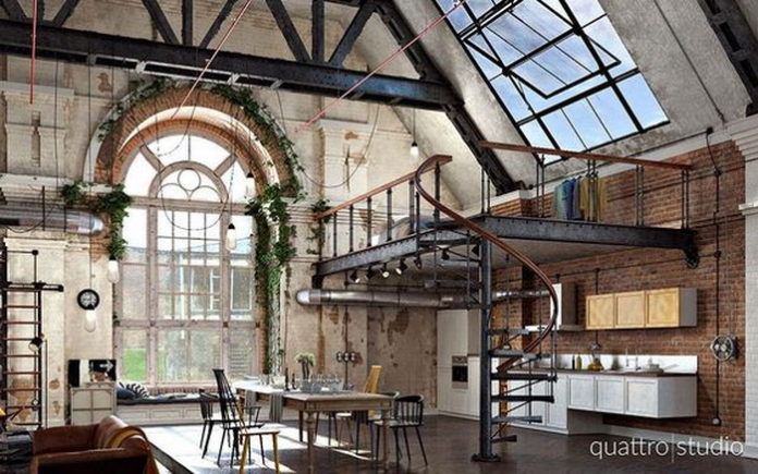 Industrial Loft Apartment: Back to Warehouse Roots | Redfin - Expensive Industrial Apartment Projects