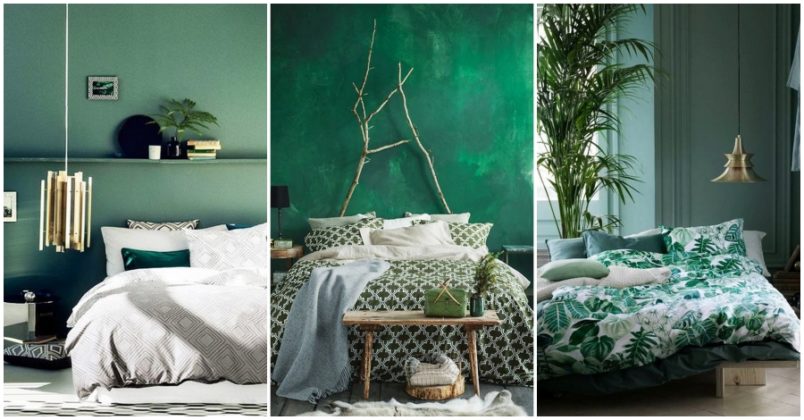 25 ไอเดีย ตกแต่งห้องนอนด้วยโทน “สีเขียว” สร้างบรรยากาศการพักผ่อนที่สด ...